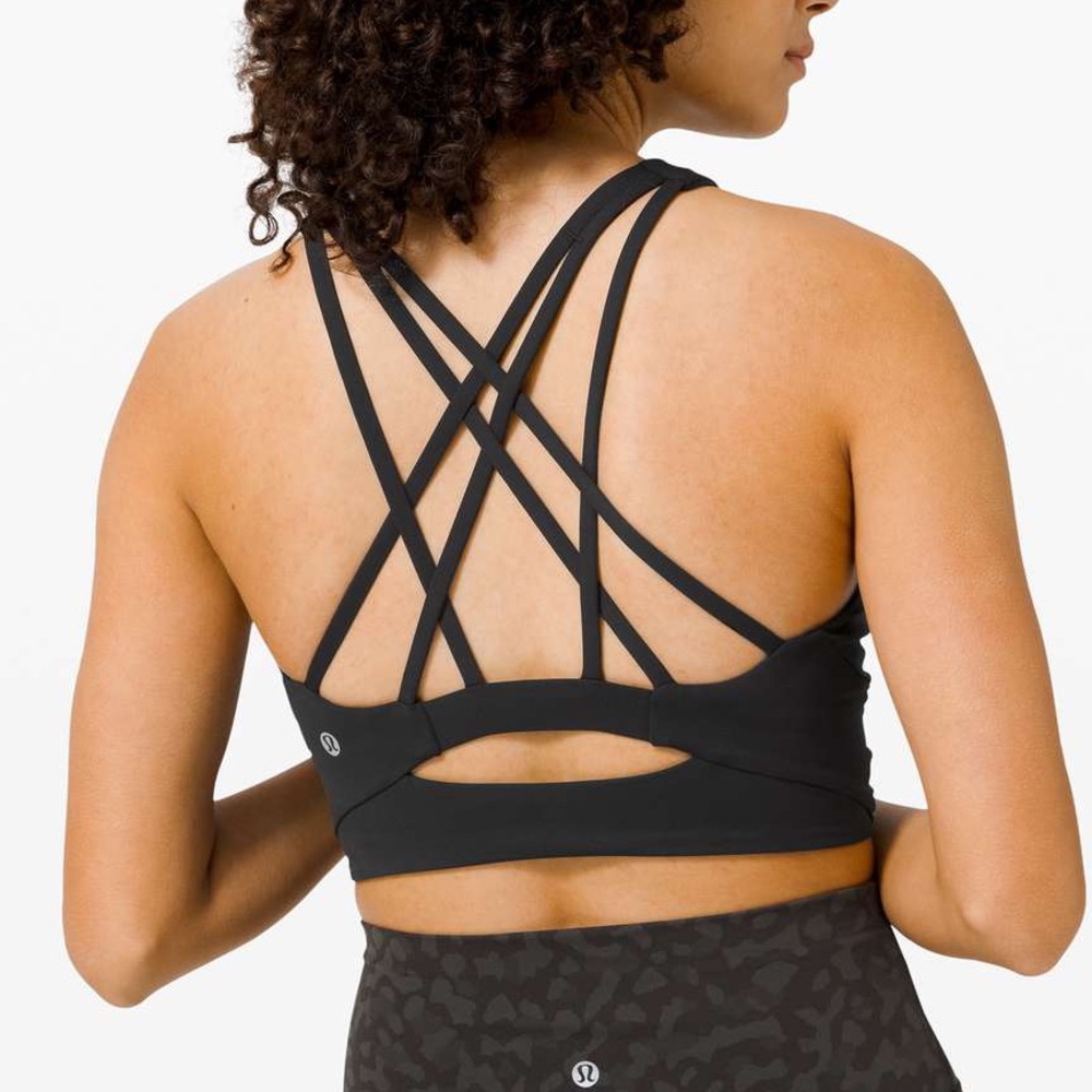 Lululemon Free To Be Serene Bra High Neck Long Line
Black